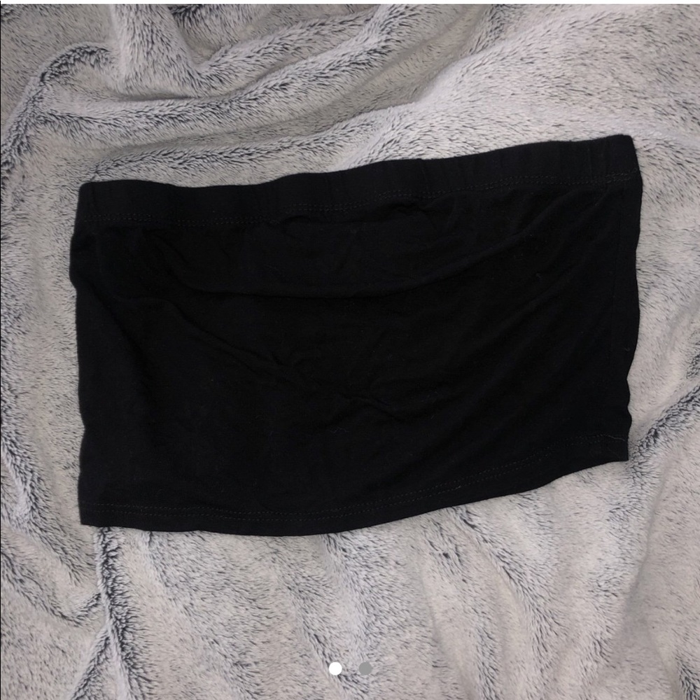 black fashion nova tube top
